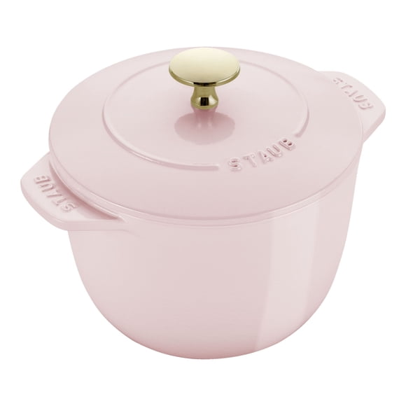 STAUB la COCOTE 1,75 L Cocotte Ronde en Fonte pour Riz, Sorbet Rose