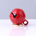 thumbnail image 1 of Pet Collar Bell Dog Collar Bell Cat Collar Bell Pet Pendant Accessories Pet Collar Bell Iron Pet Round One Piece Bell Collar Pendant Accessories With Keyring For Cats And DogsRed, 1 of 1