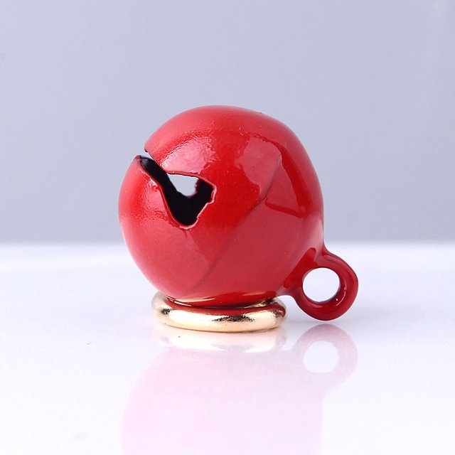 Pet Collar Bell Dog Collar Bell Cat Collar Bell Pet Pendant Accessories Pet Collar Bell Iron Pet Round One Piece Bell Collar Pendant Accessories With Keyring For Cats And DogsRed