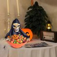 thumbnail image 3 of Halloween Motion Sensor Sound Light Fruit Plate Plastic Material Durable Interactive for Party Trick Props Living Room Bedroom Party Venue Halloween Atmosphere, 3 of 3