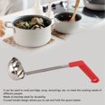 thumbnail image 3 of Curved Handle Soup Ladle Stainless Steel Soup Ladle Kitchen Ladle Soup Ladle Cooking Ladle Soup Spoon For Cooking, 3 of 8