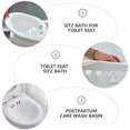 thumbnail image 4 of MLINS 1pc Plastic Sitz Bath Toilet Seat Sitting Basin Postpartum Care Wash Basin, 4 of 7