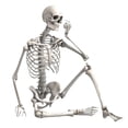 thumbnail image 1 of Halloween Skeleton Skeleton Model Full Body for Front Lawn Photo Prop Decor 40x10x4cm, 1 of 9