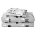 thumbnail image 1 of Bare Home Ensemble de Draps en Flanelle - 100 % Coton - Poche Profonde - Lit Simple, Kodiak, 3 Pcs, 1 of 5