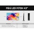 thumbnail image 2 of SAMSUNG 43" Mini LED M70H 4K Vision AI Smart TV (2026), 2 of 8