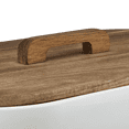 thumbnail image 5 of Bouclair White Bread Box with Wooden Lid, 5 of 5