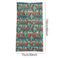 thumbnail image 2 of Sandproof Beach Blanket Lightweight Microfiber Beach Towel Super Lightweight Colorful Bath Towel Sandproof Beach Blanket Multi-Purpose Towel for Travel Swimming Pool 30X60 Inch, 2 of 3