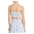 thumbnail image 2 of Aqua Swim Haut Court Smocké pour Femmes Blanc m, 2 of 2