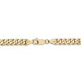 thumbnail image 4 of 14k Yellow Gold 24 Inch 5.75mm Curb Chain Necklace Pendant Charm Beveled, 4 of 9