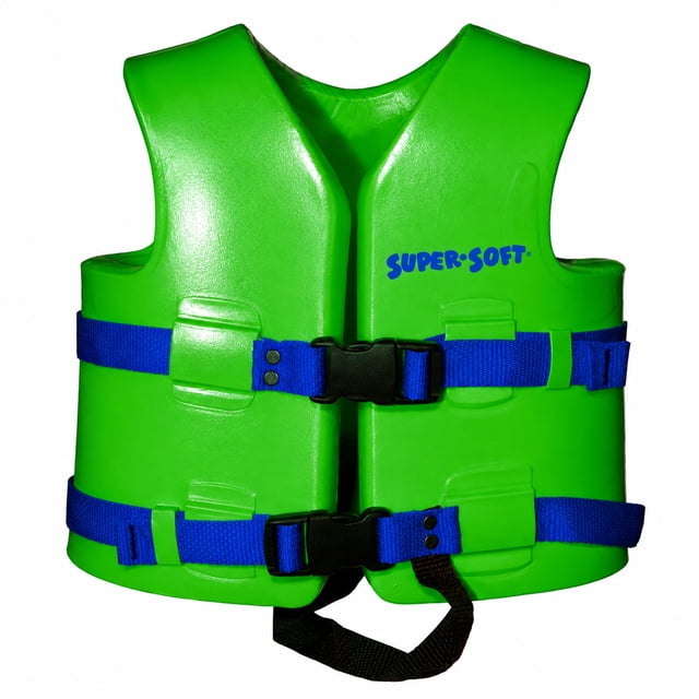 TRC Recreation Super Soft Child Life Jacket Vest, Small, Fierce Green