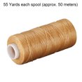 thumbnail image 2 of Unique Bargains Light Taupe Polyester Waxed Leather Sewing Thread, 55 Yards, 2 of 6