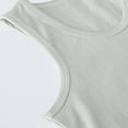 thumbnail image 4 of Birdeem Chandails pour Enfants Sans Manches T-Shirt Graphique Uni Col Rond Crop Top pour Filles et Garçons Débardeur Tee, 4 of 12