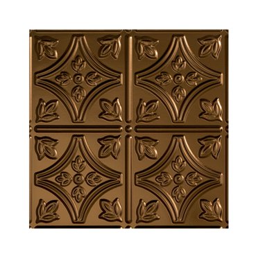 Fasade Traditional 1 Oil Rubbed Bronze Ceiling Tile Sample 12" x 12"