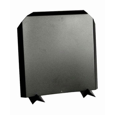 HY-C FB1515 Fireback, Acier Inoxydable Peint Noir, Installation Réglable, Protège Firebox, 15 Pouces x 15 Pouces