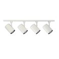 thumbnail image 1 of NICOR Lighting 4 Ft. White 4-Light Linear Track Lighting Kit Complete, H-Type [3-Wire] (10996WH4HEAD), 1 of 4