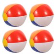 thumbnail image 3 of 4 Pcs Ballons de Plage Gonflables en PVC Ballons de Plage pour Enfants Ballons de Plage Interactifs, 3 of 7