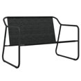 thumbnail image 3 of vidaXL 2-Seater Garden Bench with Cushion Anthracite Steel, 3 of 5
