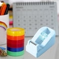 thumbnail image 1 of UsRHHA Macaron Tape Dispenser, Colorful Adhesive Tape Holder with Cutter, Desktop Tape Station, 1 of 6