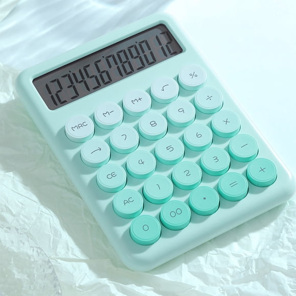 PRETXORVE Calculatrice à Dégradé de Couleurs Calculatrice pour Étudiant Calculatrice pour Étudiant Petit Ordinateur de Bureau Grande Valeur Arithmétique