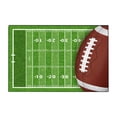 thumbnail image 1 of TIELUTT Sports Area Carpets Retro Football Field And Rugby Floor Mats Non Door Mats Living Room Dining Big Area Rugs Band Blanket Throw Throw Blanket Throw Quilt Blanket through Blankets, 1 of 4