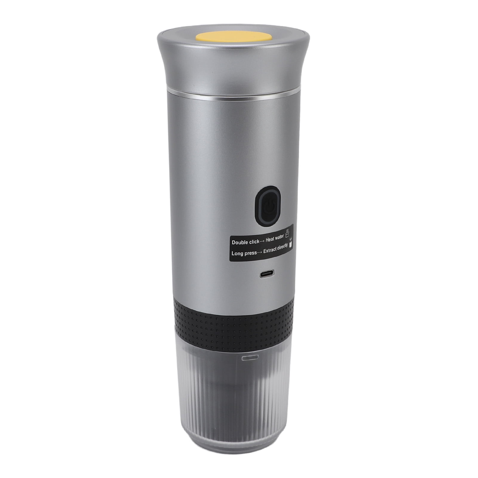 Portable Electric Coffee Maker, 304 Stainless Steel Travel Coffee Machine Long Battery Life  for RV Trip