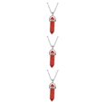 thumbnail image 4 of QualitChoice Hexagon Column Charm Exquisite Women Men Making Findings Handmade Anniversary Hanging Pendants Colorful Crystal Red Pattern Color 3Set, 4 of 6