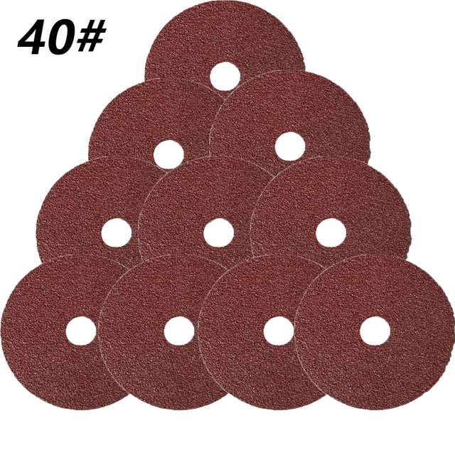 10 Pcs Disques de Ponçage en Fibre de Résine de 4 Pouces pour Outil Abrasif de Broyeur d'Angle