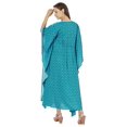 thumbnail image 4 of Moomaya Robe Caftan Imprimée Robe Maxi pour Femmes Tenue de Plage Fête Kimono Couvre-Maillot Caftan, 4 of 6
