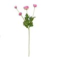 thumbnail image 4 of KUIZAP 60cm 5 Heads Artificial Ranunculus Flowers Floral Faux Peony Bouquet Wedding Home Decoration Simulation Artificial Flowers(Purple), 4 of 7
