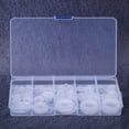 thumbnail image 1 of Nylon Washers, Multifunction White Flat Washers, M4 Washer Seal Washer Industrial For Mechanics, 1 of 8