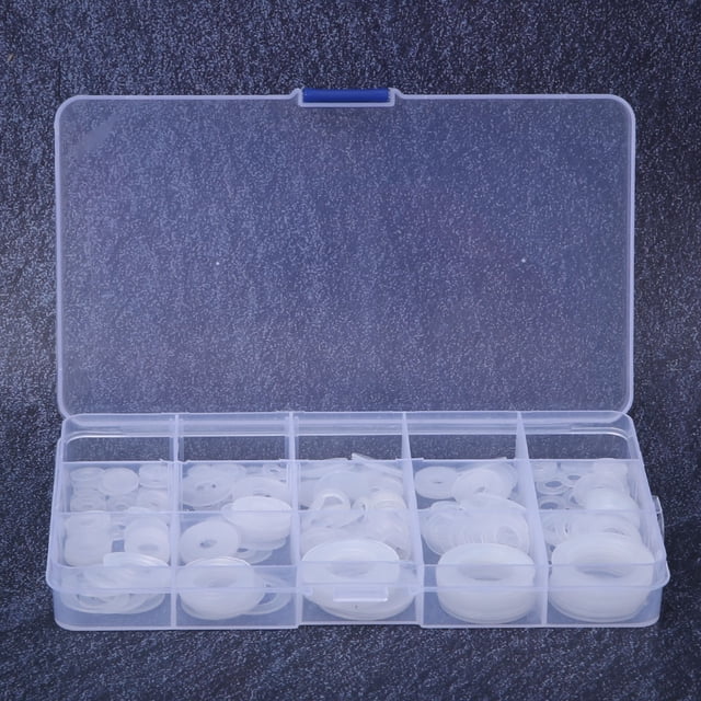 Nylon Washers, Multifunction White Flat Washers, M4 Washer Seal Washer Industrial For Mechanics