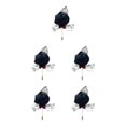 thumbnail image 3 of Youkk Cloth Chic And Stylish Brooch Pin Fashion Statement With Exquisite Piece Modern Minimalist Corsage black 5Set, 3 of 6