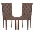 thumbnail image 2 of MALOL Tufted Upholstered Wooden Dining Chairs with High Back (Set Of 2), 2 of 6