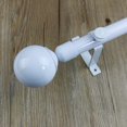 thumbnail image 3 of Abbracc Paire Décorative de Supports d'Encastrement pour Tringle à Rideaux Rail de Rideau Type 3 - Type 3 - Blanc, 3 of 8
