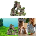 thumbnail image 1 of Meitianfacai Mountain View Decor Rockery Landscapes Rocks Hiding Cave Tree Aquarium Ornament Fish Tank Decoration, 1 of 7
