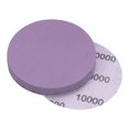 thumbnail image 1 of Unique Bargains 10 Pack 3-Inch Purple Sanding Discs 10000 Grits Hook & Loop Professional Aluminum Oxide Sandpaper, 1 of 5