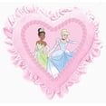thumbnail image 1 of Disney Princesse Oreiller Décoratif en Forme de Cœur pour Enfants, 40.6 cm Cœur Rose, 1 of 4