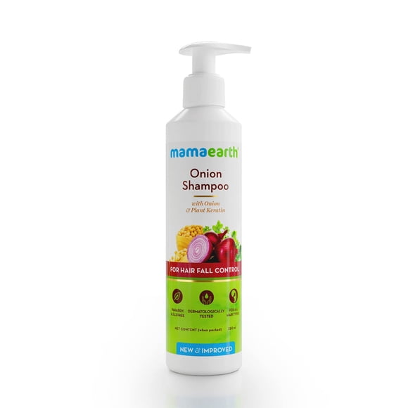 Mamaearth Onion Hair Fall Shampoo for Hair Growth and Hair Fall Control - 250 ml