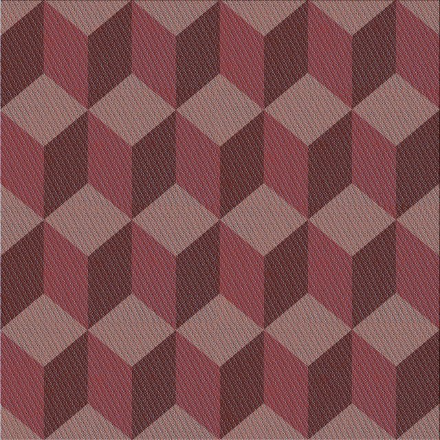 Ahgly Company Machine Washable Indoor Square Transitional Indian Red Area Rugs, 6' Square