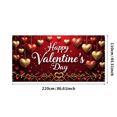 thumbnail image 3 of Valentine's Day Party Decoration Banner Heart Design Backdrop Event Photo Props Love Celebration Romance Gift Box Background, 3 of 4