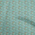 thumbnail image 1 of oneOone Rayon Teal Green Fabric Floral Ditsy Craft Projects Decor Fabric Printed By The Yard 56 Inch Wide, 1 of 4