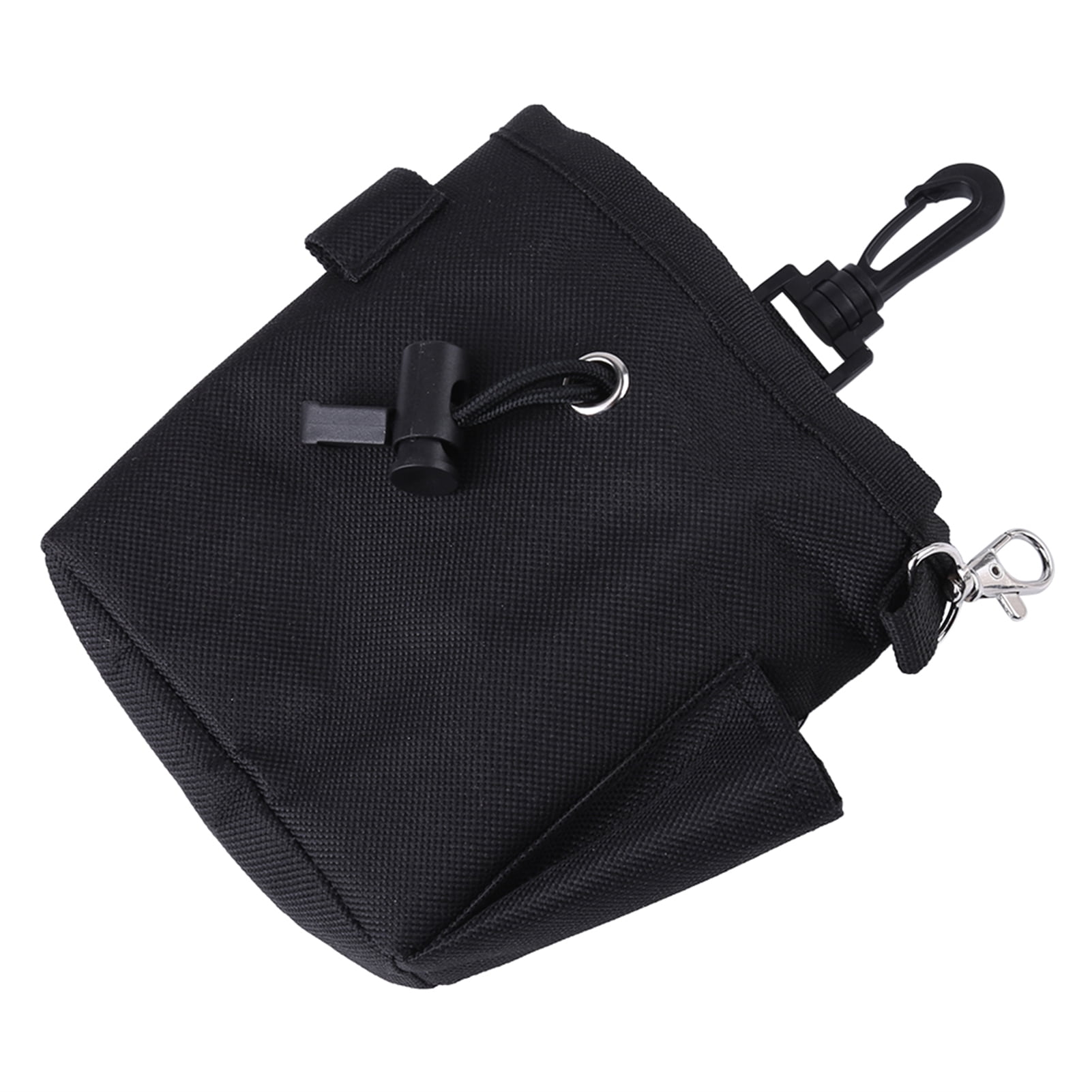 Pet Treat Bag, Polyester Dog Treat Bag Waterproof Black Sturdy Durable  For Long Term Use For Periodic Cleaning