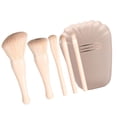 thumbnail image 3 of Ensemble d'Outils de Pinceaux de Maquillage 5 Pcs Produits de Beauté Multifonctionnels avec Boîte de Rangement Beige, 3 of 6
