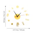 thumbnail image 2 of 1 Set Simple Spaceman Wall Hanging Clock Decorative Mute Clock for Home Office, 2 of 8