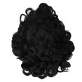 thumbnail image 2 of Black Curly Wig,Black Short Curly Wig Curly Synthetic Hair Cosplay Curly Wig Solid Performance, 2 of 14