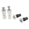 thumbnail image 4 of Mosiee Expansion Screw Set Replacement Stainless Steel Toilet Covers White/Black, 4 of 9
