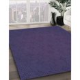 thumbnail image 3 of Ahgly Company Machine Washable Indoor Round Transitional Plum Purple Area Rugs, 6' Round, 3 of 7
