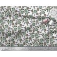 thumbnail image 2 of Soimoi Rayon Crepe Fabric Leaves & Floral Block Print Fabric by Yard 46 Inch Wide, 2 of 3