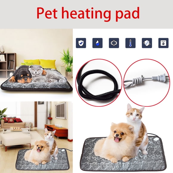 Agiferg New Waterproof Pet Heated Pad Bed Cat Dog Warmer Electric Heating Mat Cushion
