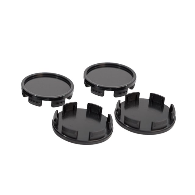 Visland 4 Pcs Hubcaps 58mm Outer Diameter 56mm Inner Diameter Car Wheel Center Hub Caps Easy Install Universal Tire Rim Cap Covers